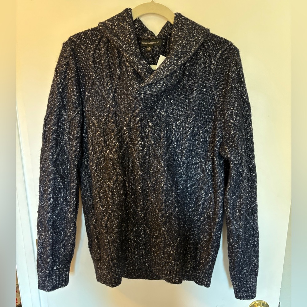 NWT Banana Republic Navy Blue Men's Sweater size L